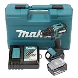 Makita DHP490RFX3 Akku-Schlagbohrschrauber 18V / 3,0 Ah, 2 Akkus + Ladegerät im Koffer +...