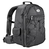 Mantona Azurit Fotorucksack schwarz für DSLM oder DSLR Kamera, bis zu 5...