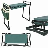 Domarex Gartenhocker - Klappbarer Gartenarbeitshocker Jared 60x28x49 cm –...