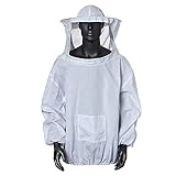 Amacoam® Imkerjacke Imkerjacke mit Hut Professional Imkerbekleidung Imker Bienenzüchter...