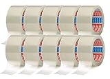tesa Paketklebeband (66 m x 50 mm) transparent (10 Rollen)