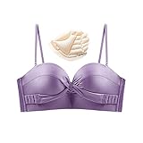 MNSFA Bandeau-BH ohne Träger, Push-Up-BH ohne Träger für Damen, bequemer Alltags-BH,...
