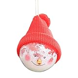 Weihnachtsdekoration liefert Schneemann-Schaum-Schnee-transparente Kugel-Dekoration...