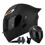 Modularer Motorradhelm Mit Handschuhen Und Gesichtsschutz, Flip Up Helm Erwachsener...