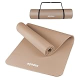 ALPIDEX Yogamatte 183 x 60 x 0.8 cm Phthalatfreie Fitness Matte Tragegurt...
