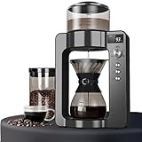 Tropfkaffeemaschine mit 24-Stunden-Timer, Wasserstandsanzeige, Hand-/Auto-Dual-Modus,...