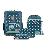 Step by Step Schulranzen-Set Cloud Chameleon Joshy, 5-teilig, türkis, Chameleon,...