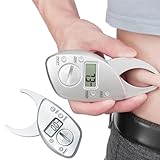 MuscleForge® Digitaler LCD Körperfettzange mit CR2032-Batterie,...