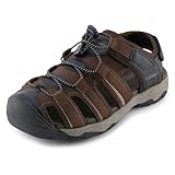 Khombu Herren Aliseo Sport Sandale, Braun, 46 EU
