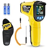 Infrarot Thermometer MESTEK Temperaturmessgerät Digital Laser IR Pyrometer...