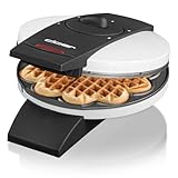 Cloer 1621 Waffeleisen für klassische Herzwaffeln, 930 W, Waffelgröße 15,5 cm,...