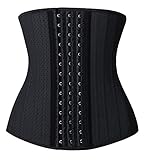 YIANNA Korsett Shapewear Damen Bauchweg Stark Formend Latex Waist Trainer Sport Body...