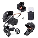 Hauck Dreirad Kombi Kinderwagen Pacific 3 Shop N Drive, inkl. Babywanne umbaubar zu...