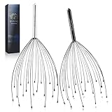 NICEMOVIC Kopfmassagegerät [2er Set] Kopfkrauler mit 20 Fingern Kopfmassage Spinne |...