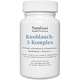 NatuGena Knoblauch-3-Komplex/Wilder schwarzer und chinesischer Knoblauch PLUS 'Vitamin C /...