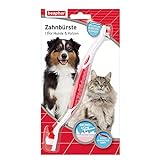 Beaphar Zahnbürste - Für Hunde und Katzen - Mit speziellem Borstenschnitt für...