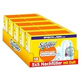 Swiffer Staubmagnet Nachfüllpackung, 25 Tücher (5×5) mit Febreze-Duft, Fängt Und...