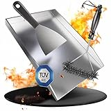 valuents® Grillplatte - Plancha Grill Platte aus dickem & rostfreiem Edelstahl...