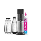 SodaStream Wassersprudler Duo Vorteilspack mit 1x Quick-Connect CO2-Zylinder, 2X 1L...