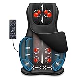 Snailax Shiatsu Massagesitzauflage mit Wärme, Ganzkörper Massageauflage mit...