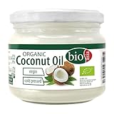 BIOASIA Bio Kokosöl, kaltgepresst, naturbelassen ohne Zusatzstoffe, veganes Fett zum...