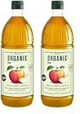 Eat Wholesome Roher Bio Apfelessig, mit der Essigmutter, Naturtrüb & ungefiltert, 1L...