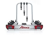 Atera 022685 PKW Fahrradträger Strada Sport 3, Auto-Kupplungsträger mit Rückleuchten -...
