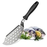 FMprofessional Fischwender CHEF, hochwertiger Fischheber mit seitlicher Kante,...