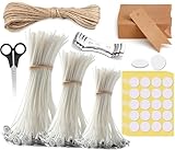 Kerzen Selber Machen Set - Kerzendocht Set für Kerzenformen zum Gießen, Dochte für Form...