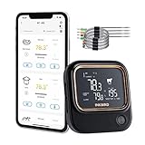 Inkbird IBT-26S Fleischthermometer, Bluetooth 5.1 Signal 70m und WIFI 2.4G, Thermometer...