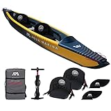 Aqua Marina Tomahawk AIR-K High Pressure Drop-Stitch Premium Aufblasbares Kajak für 2...