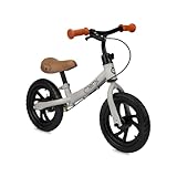 Momi Unisex Jugend BREKI Kinderlaufrad für Mädchen und Jungen ab 3 Jahren, Grey,...