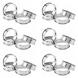rieder Doppelte Gerollte Tortenringe, Englische Muffinringe Professionelle Fladenringe Set...