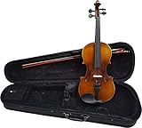 4/4 GEIGE VIOLINE - RETRO OPTIK - BRAUN NATUR - IM SET - KOFFER - KOLOPHONIUM -...