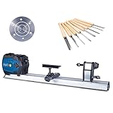Scheppach DM600VARIO Drechselbank Drechselmaschine mit 8 tlg. Drechselwerkzeug |...