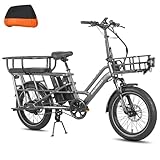 Fafrees FF20 CUV Fatbike E-Bike für Erwachsene 20 Zoll 200kg [ Offiziell ] 2x12Ah 48V...