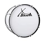 XDrum MBD-220 Marsch Bass Trommel, Fußball Pauke 20' x 12' (6,5 kg, 4 Ösen,...