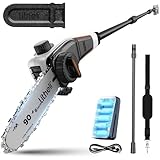 Litheli U20 Akku Hochentaster 20V, 8'' Elektrische Akku-Astsäge mit 10000mAh...