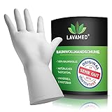 LAVAMED Dermatest: Sehr Gut Baumwollhandschuhe - extra weiche Baumwoll-Handschuhe aus 100%...