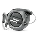 XPOtool Schlauchtrommel, Wand Schlauchbox mit Aufroll-Automatik und 30m Wasserschlauch,...