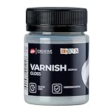 Decola - Acryl Lack Glänzend | 50 ml Glanzlack für Acrylfarben | Schützt Ihre...