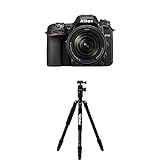 Nikon D7500 Kit AF-S DX 18-140mm f/3.5-5.6 VR Spiegelreflexkamera,schwarz+Rollei...