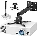 Dohiis Universal Beamerhalterung Deckenhalterung, +-15° Neigbar Hohe Mechanische...