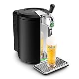 KRUPS VB450E10 Beertender Compact Bierzapfmaschine, Schwarz