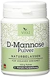 VITA1 D-Mannose Pulver • 100g (2 Monatspackung) • rein und naturbelassen & vegan und...