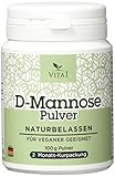 VITA1 D-Mannose Pulver • 100g (2 Monatspackung) • rein und naturbelassen & vegan und...