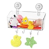 Generisch Bathtub Toy Storage, Toys Holder Wide Opening, 11.69x3.82x4.92 Inches, Dry...