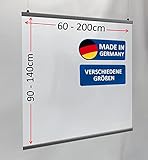 MyMaxxi | Deckenhänger Spuckschutz Folie 80x120cm mit Alu-Klemmschiene | Schutz Wand...