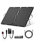 ECO-WORTHY 100W Solarpanel Faltbar mit 10 Connector & 3 Meter Kabel für Powerstation,...