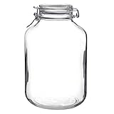 Bormioli Rocco Fido Einmachglas mit Drahtbügelverschluss & Dichtring, Luftdichte...